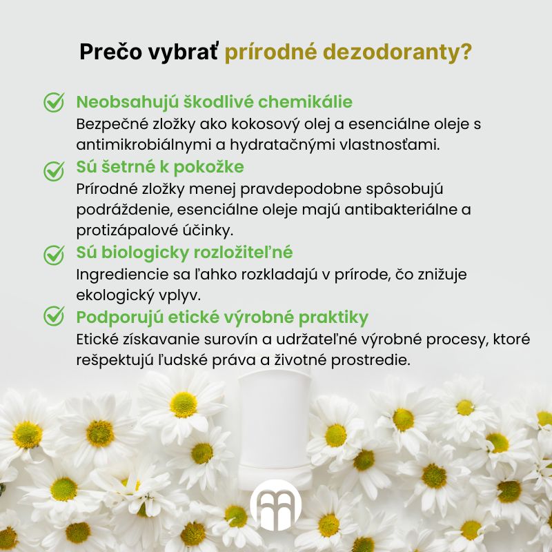 (Slovenčina) Proč vybrat přírodní deodoranty